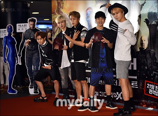 男子组合Beast、歌手G.NA出席电影《X战警：未来昔日》VIP试映会（组图）