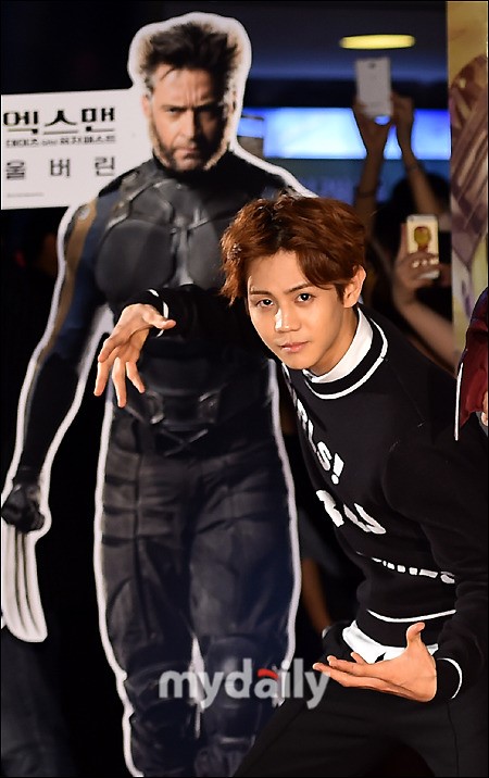 男子组合Beast、歌手G.NA出席电影《X战警：未来昔日》VIP试映会（组图）