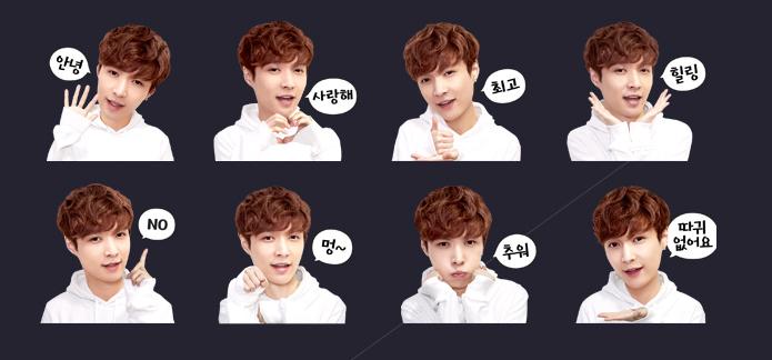 Line携手EXO推“EXO专属贴图”（组图）