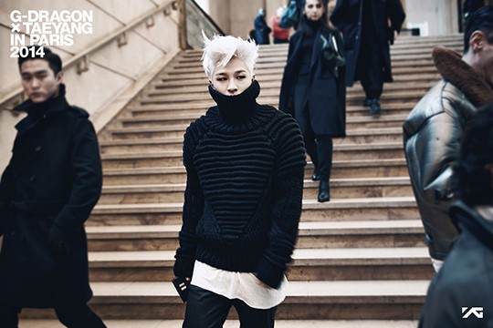 Bigbang成员GD太阳巴黎时装周写真公开 展现华丽时尚风（组图）