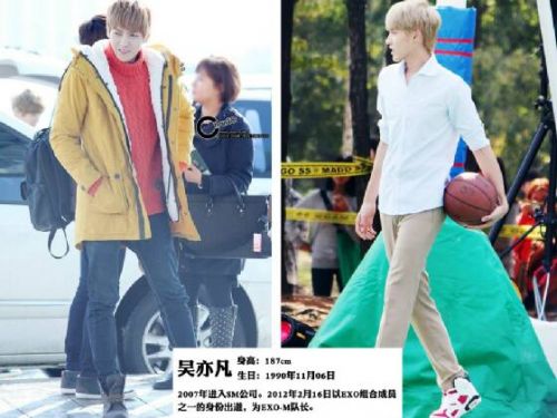 盘点韩国天团87后长腿男神：EXO吴亦凡全能偶像（组图）
