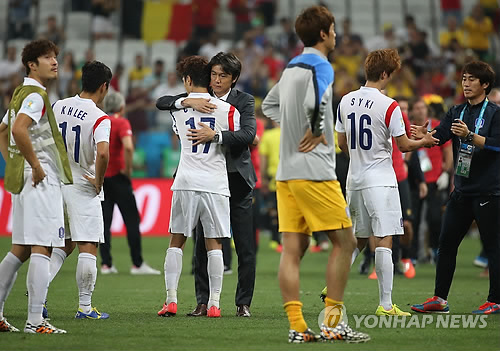 韩国0-1负比利时 遗憾告别巴西世界杯