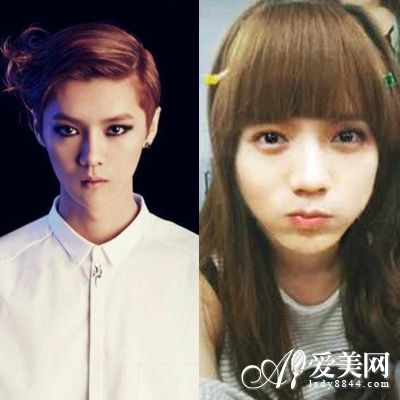 吴亦凡鹿晗领衔  “男神一秒变女神” （组图）