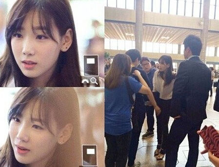 少女时代泰妍机场落泪回应恋爱 称被公司封口