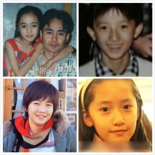 青涩的模样萌翻粉丝 看明星萌翻天的童年照片（组图）