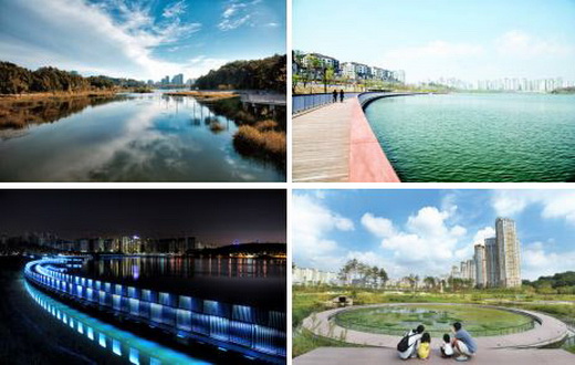 广桥湖水公园 首尔散心好去处