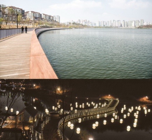 广桥湖水公园 首尔散心好去处