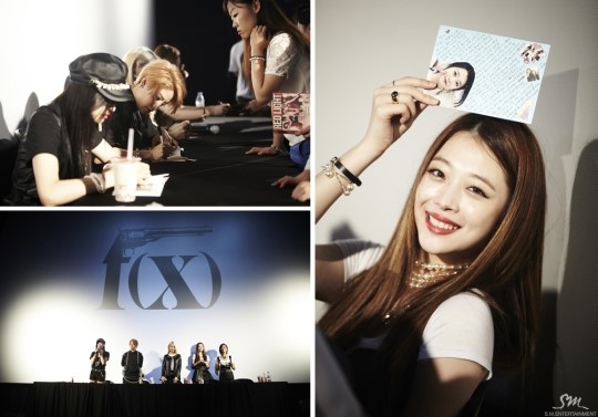 f(x)明洞举办签售会 宋茜领衔搞怪卖萌（组图）