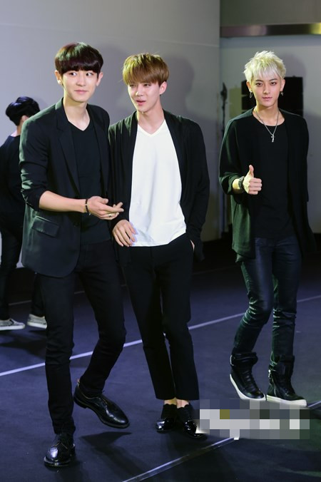 EXO出席“Fashion Kode 2014”时尚秀 Tao、Kai演绎另类“T台秀”（组图）