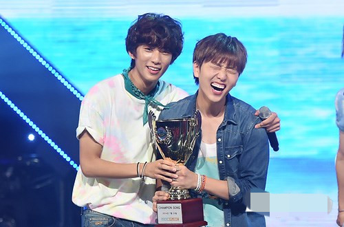 B1A4《冠军秀》夺魁惊喜不已 Girl's Day粉嫩可爱（高清组图）