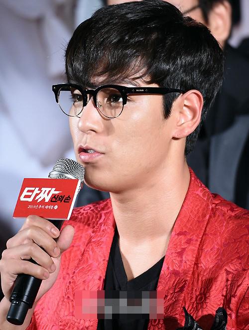 Bigbang TOP申世京出席《老千2》制作发布会 （组图）