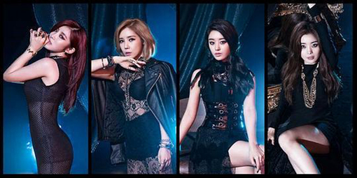韩国女团Secret 性感透视装尽显女性成熟魅力（组图）