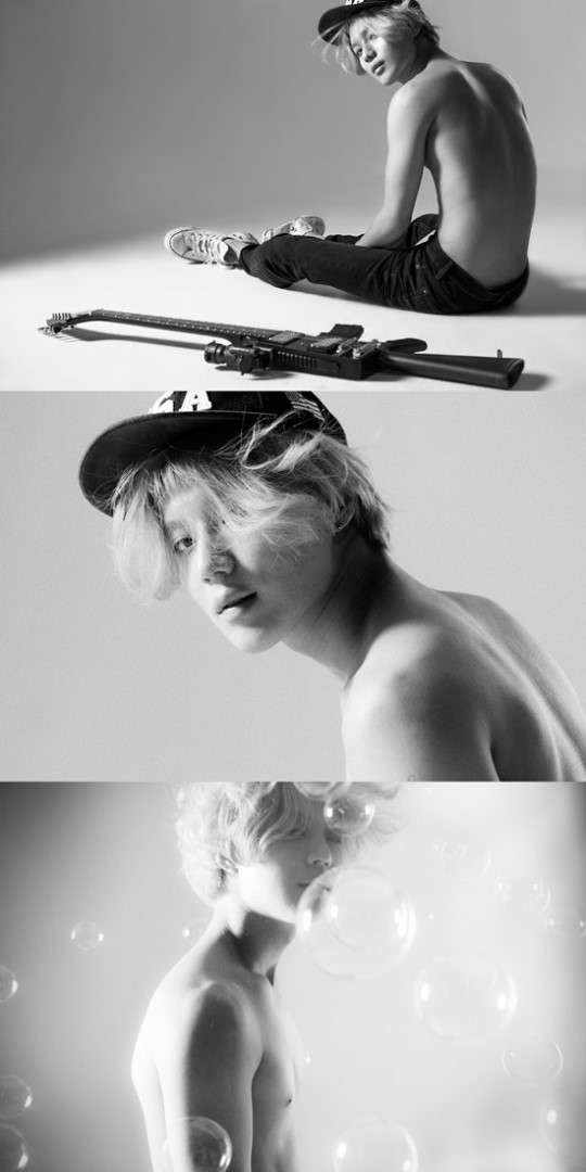 Shinee泰民个人首张专辑18日发表 性感不羁展熟男魅力（组图）