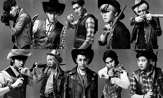 Super Junior新专辑演绎西部牛仔风情 震撼回归乐坛（组图）