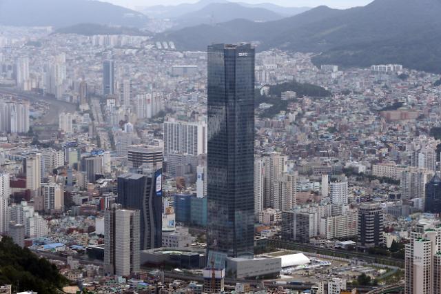 釜山国际金融中心落成 朴槿惠出席竣工式（组图）