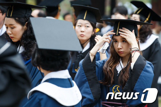 韩国成均馆大学毕业生举行告由礼 宣告毕业(