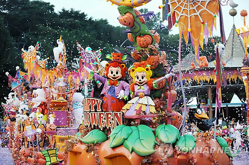 韩国爱宝乐园万圣节庆典9月开幕（组图）