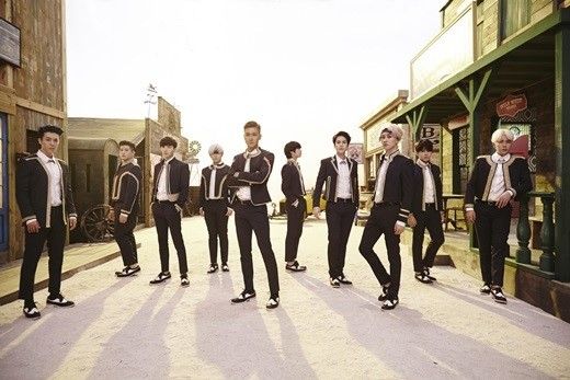 韩国天团Super Junior回归 席卷音乐排行榜（组图）