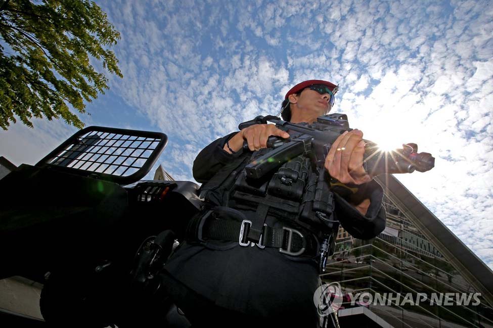 韩国出动特工队装甲车 力保亚运会安全 (高清组图)