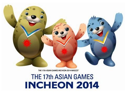 2014仁川亚运会吉祥物 斑海豹原型名为风舞光