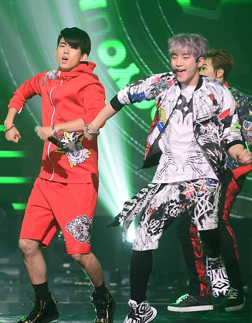 WINNER获《M!Countdown》一位 泰蒂徐热辣开舞2PM狂欢party（组图）