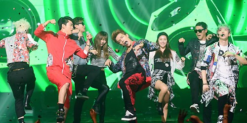 WINNER获《M!Countdown》一位 泰蒂徐热辣开舞2PM狂欢party（组图）