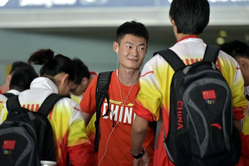 中国田径队兵发仁川 李金哲化身时尚型男（高清组图）