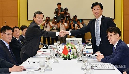 韩中FTA第13轮谈判结束 商品领域分歧犹存（图）