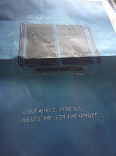三星笑了：其实Note 4的对手是iPhone 7