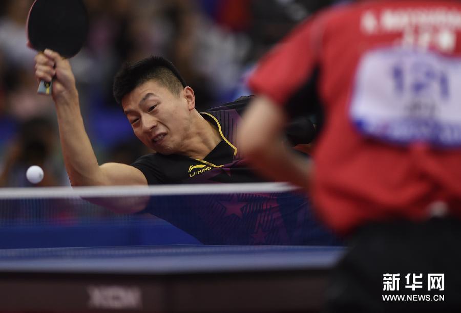 亚运会乒乓球：中国3-0日本晋级男团决赛（组图）