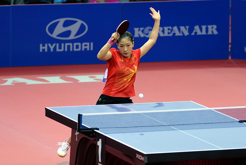组图：亚运乒乓球女团决赛 中国3:1胜日本成功卫冕