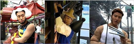  刘在石变超人Gary变身孙悟空寻找超能力《running man》“特别英雄”专题（图）