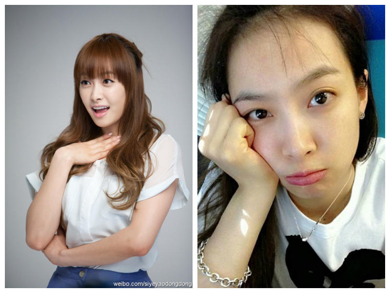 韩女星素颜照大曝光 2NE1毁三观为宋茜允儿金泰熙点个赞（组图）