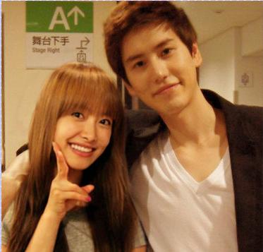EXO鹿晗尼坤韩庚super junior 盘点和宋茜合影的美男子们（组图）