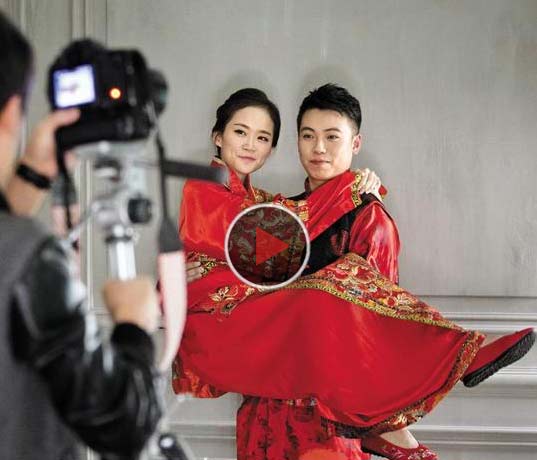韩国推“韩流”特色婚纱照 吸引中国消费者