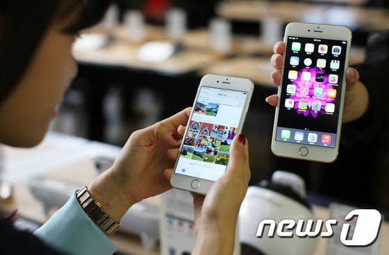 iPhone6“袭”韩 运营商携手“果粉”热情迎接（组图）