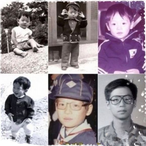 中韩“跑男”童年照对比 搞笑邓超也是安静美男子宋智孝天生美人胚子（组图）