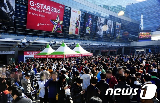 韩国最大游戏展“G-STAR”人气火爆 一票难求（组图）