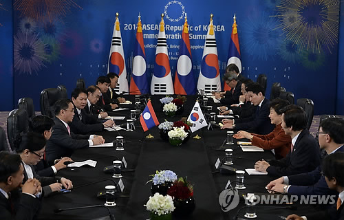韩国-东盟特别峰会釜山举行 盘点朴槿惠的时间都去哪了【组图】