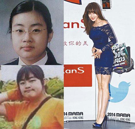 《未生》女主姜素拉旧照曝光 肥妹变身高挑美女（组图）
