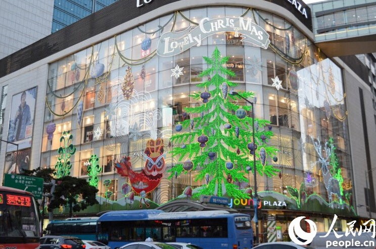一起来感受韩国越来越浓厚的圣诞气氛吧！（组图）