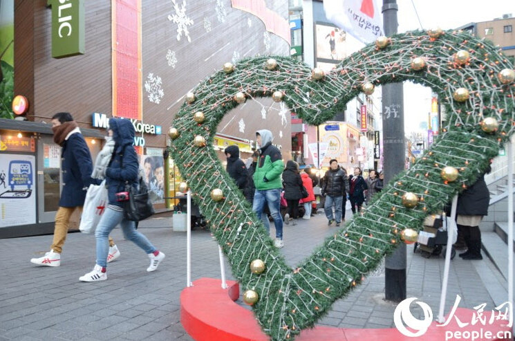 一起来感受韩国越来越浓厚的圣诞气氛吧！（组图）