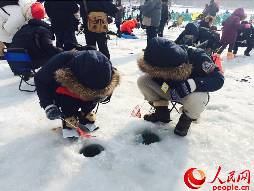 12月20日，韩国“平昌鳟鱼节”在江原道平昌郡开幕。（摄影：张艺瑟）