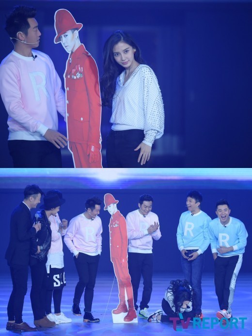 AngelaBaby与权志龙惊喜见面  被深情注视害羞捂脸（组图）