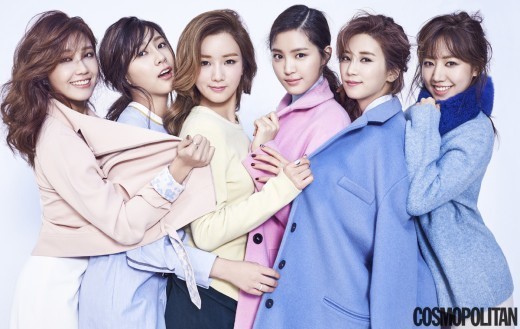韩女团Apink画报公开 萌妹御姐毫无压力（组图）