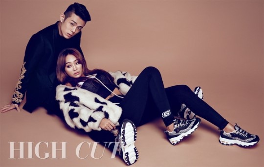 SISTAR孝琳与韩Rapper性感变身布条情侣拍画v性感的性感美女小米赵歌手图片