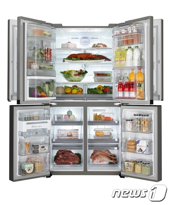 LG电子推出升级版大容量冰箱【组图】