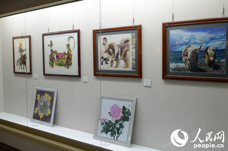 2015欢乐春节之“青海民族民间文化艺术品展”在首尔开幕（组图）