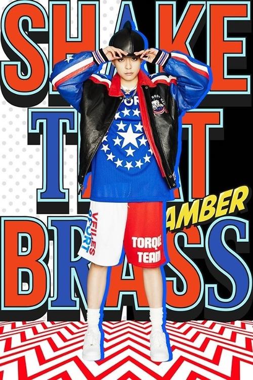 Amber公开专辑主打歌名 携手泰妍玩转《SHAKE THAT BRASS》（图）