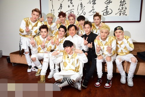 EXO全智贤李冰冰少女时代成龙 中韩明星罕见合照盘点（组图）